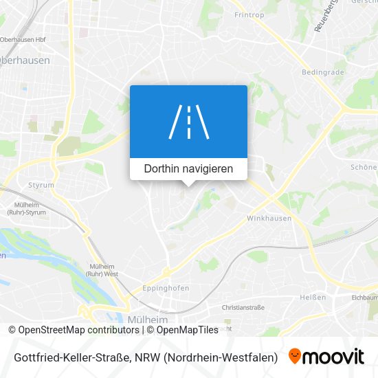 Gottfried-Keller-Straße Karte