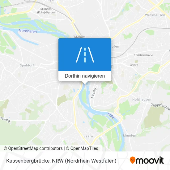 Kassenbergbrücke Karte