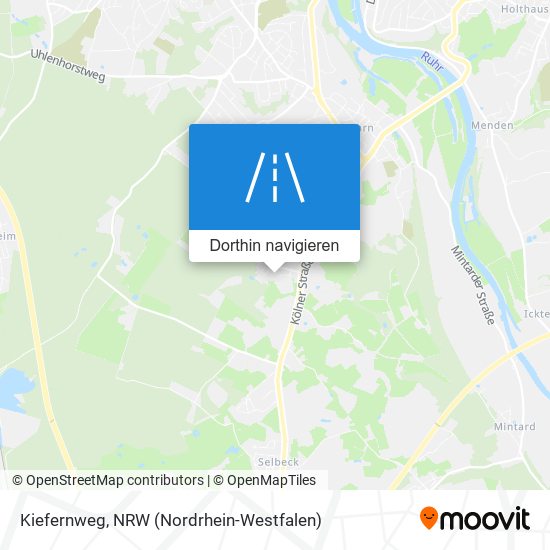 Kiefernweg Karte