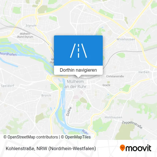 Kohlenstraße Karte