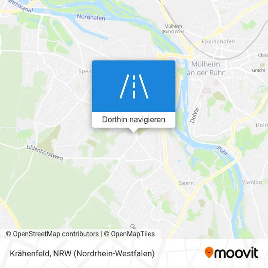 Krähenfeld Karte