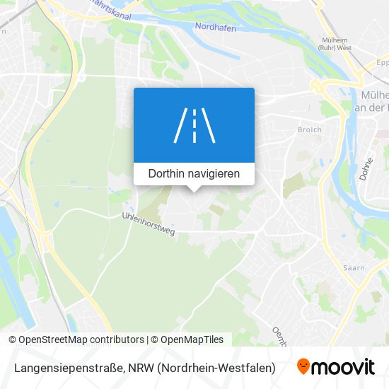 Langensiepenstraße Karte