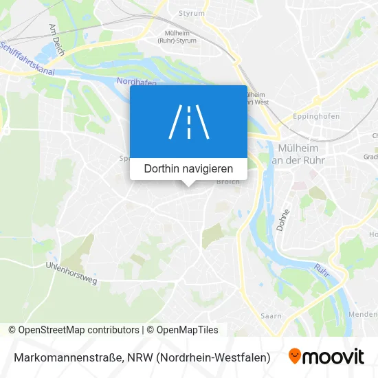 Markomannenstraße Karte