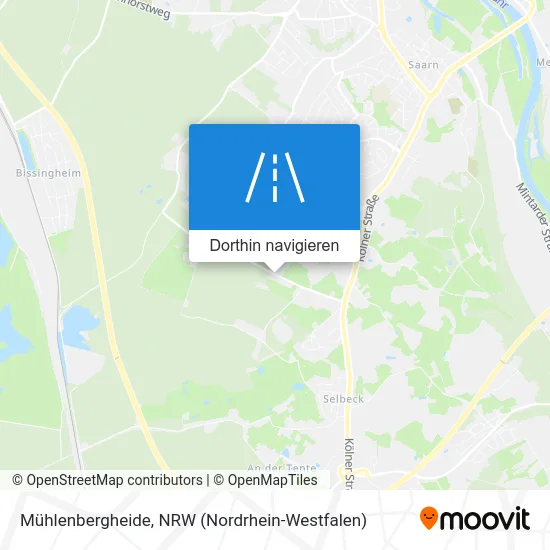 Mühlenbergheide Karte