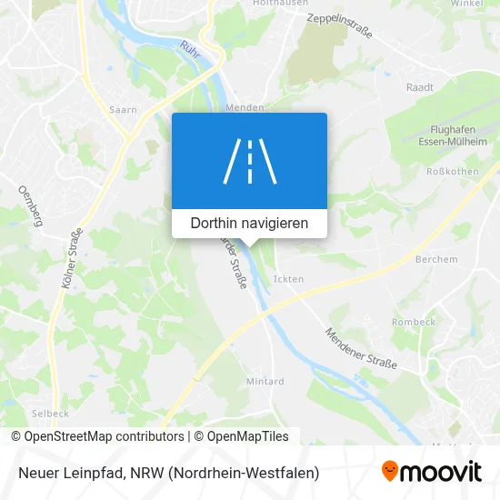 Neuer Leinpfad Karte