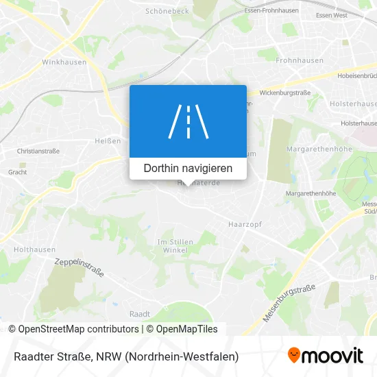 Raadter Straße Karte