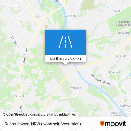 Ruhrauenweg Karte