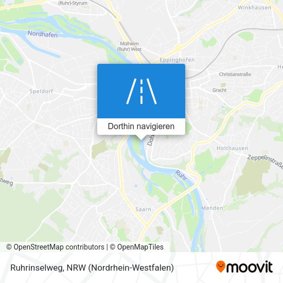 Ruhrinselweg Karte