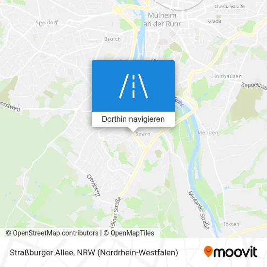 Straßburger Allee Karte