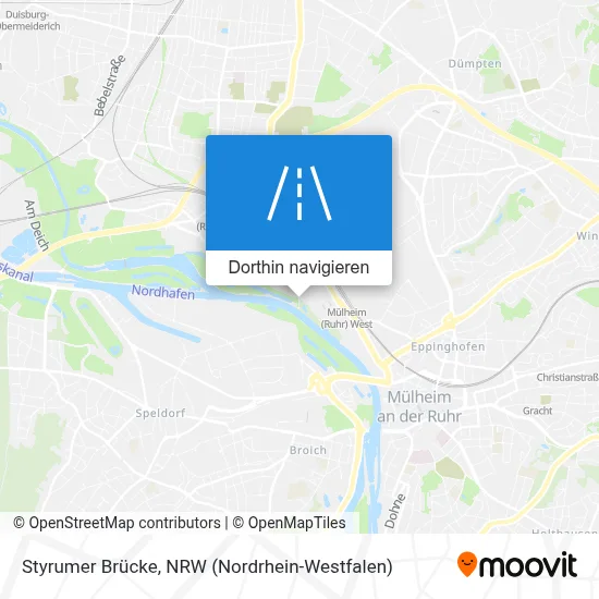 Styrumer Brücke Karte