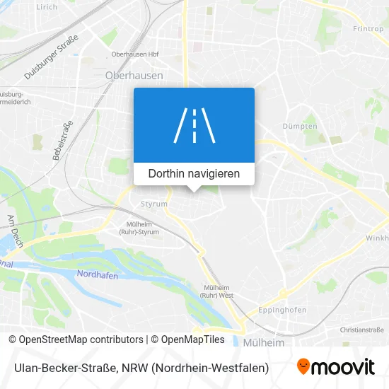 Ulan-Becker-Straße Karte