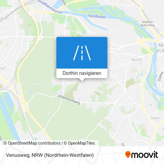 Venusweg Karte