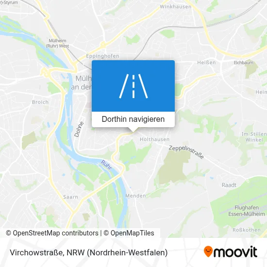 Virchowstraße Karte