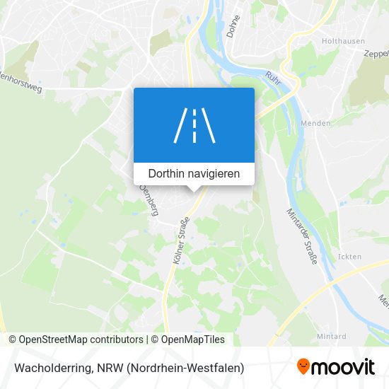 Wacholderring Karte