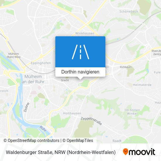 Waldenburger Straße Karte