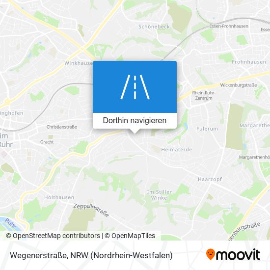 Wegenerstraße Karte