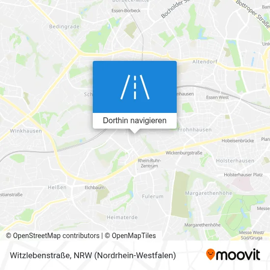 Witzlebenstraße Karte