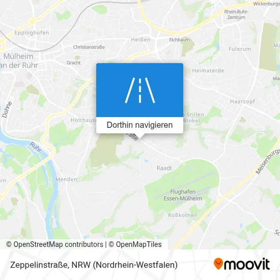 Zeppelinstraße Karte