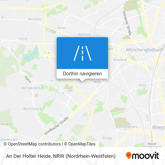 An Der Holter Heide Karte