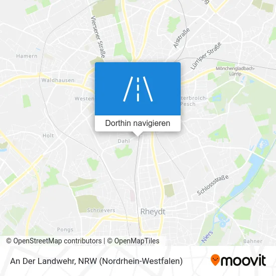 An Der Landwehr Karte