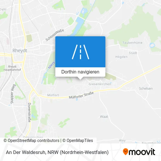 An Der Waldesruh Karte