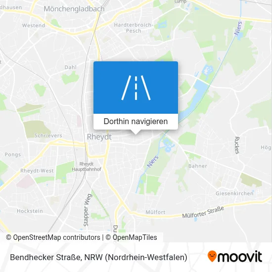 Bendhecker Straße Karte