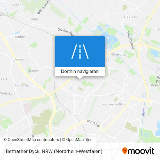 Bettrather Dyck Karte