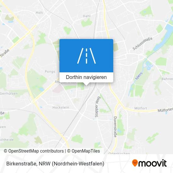 Birkenstraße Karte