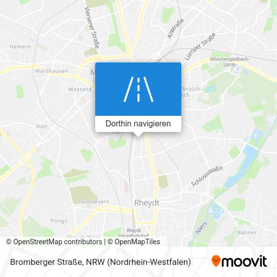 Bromberger Straße Karte