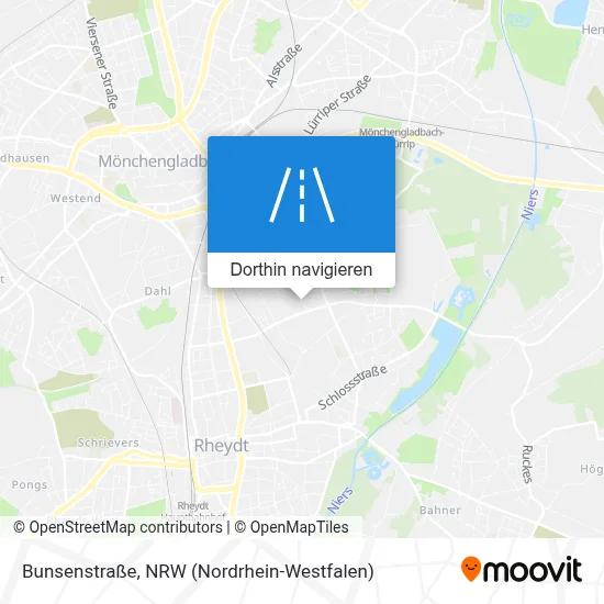 Bunsenstraße Karte