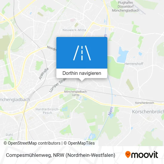 Compesmühlenweg Karte