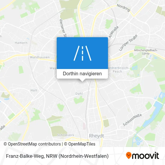 Franz-Balke-Weg Karte