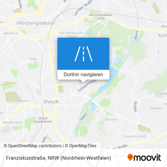 Franziskusstraße Karte