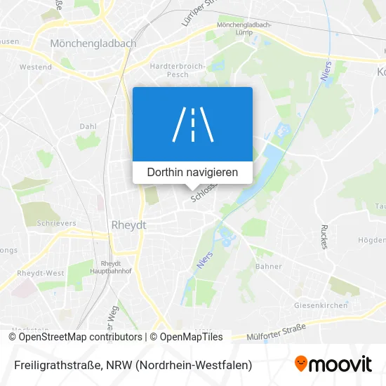 Freiligrathstraße Karte