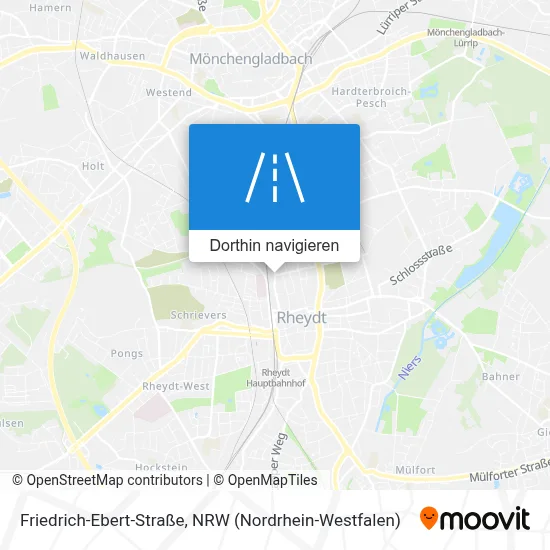 Friedrich-Ebert-Straße Karte