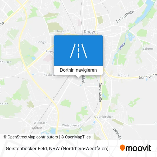 Geistenbecker Feld Karte