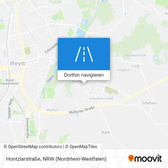 Hontzlarstraße Karte