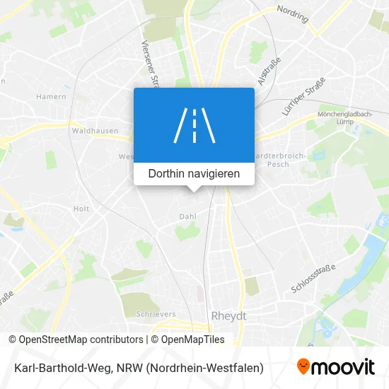 Karl-Barthold-Weg Karte