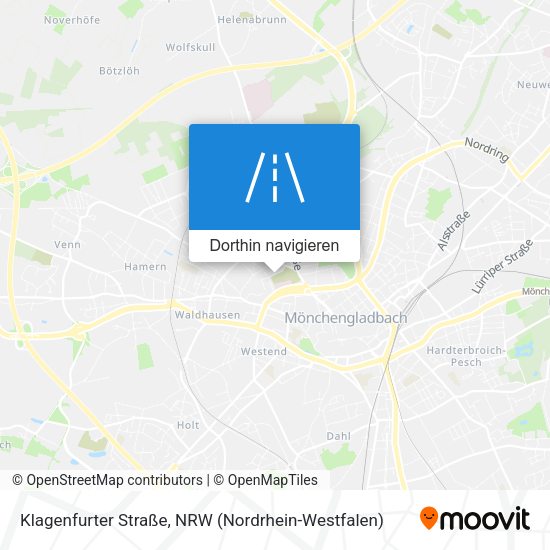 Klagenfurter Straße Karte