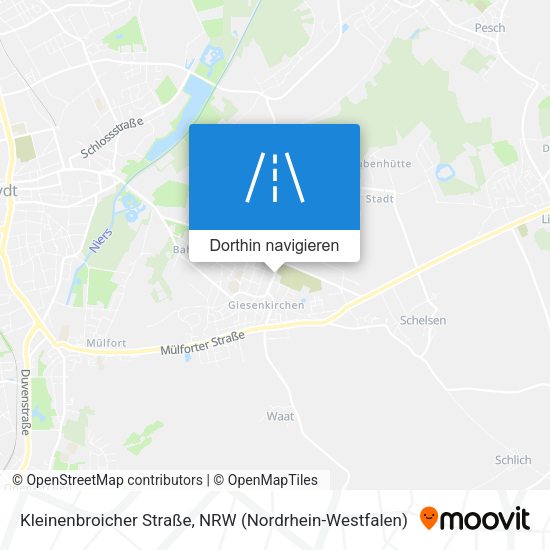 Kleinenbroicher Straße Karte