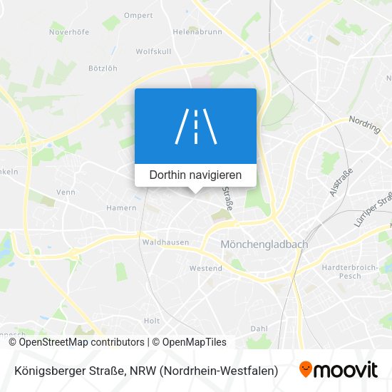 Königsberger Straße Karte