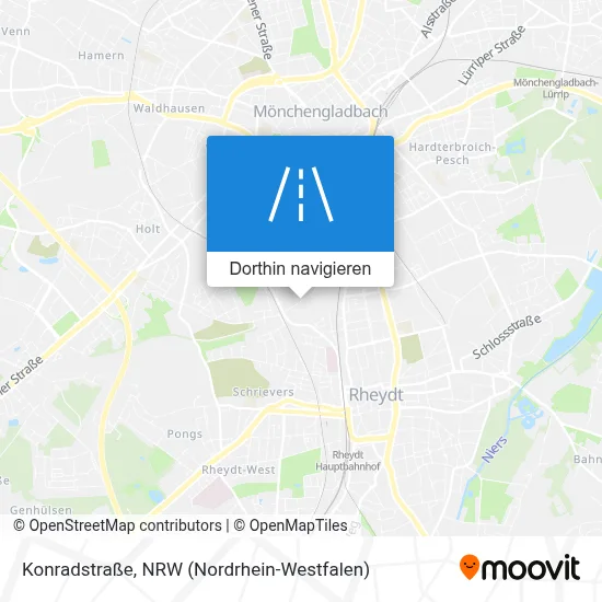 Konradstraße Karte