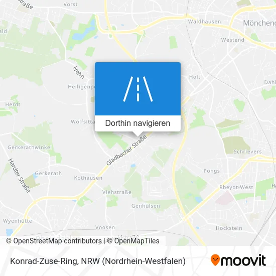 Konrad-Zuse-Ring Karte