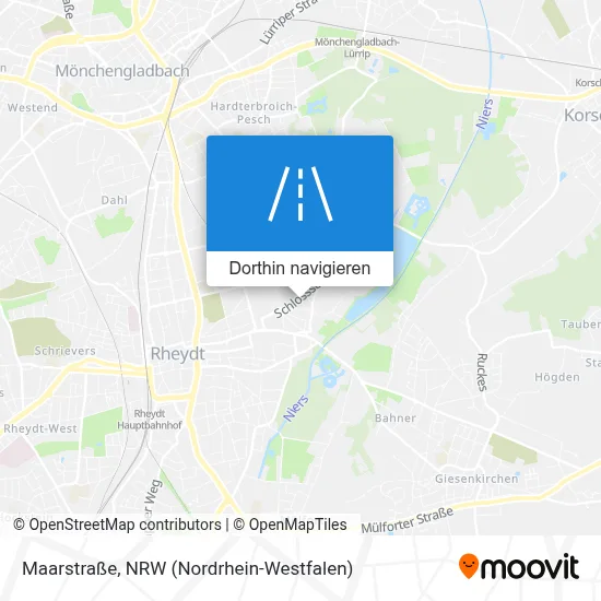 Maarstraße Karte