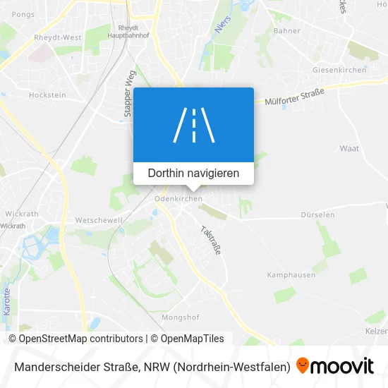 Manderscheider Straße Karte