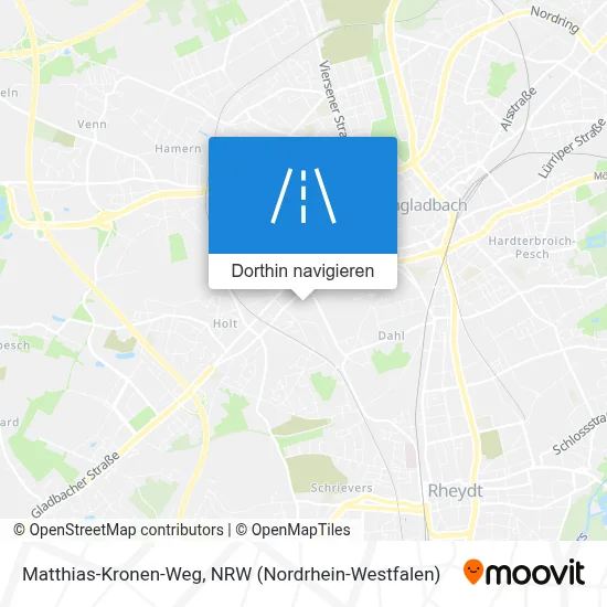 Matthias-Kronen-Weg Karte