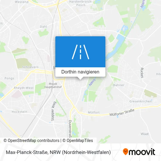 Max-Planck-Straße Karte