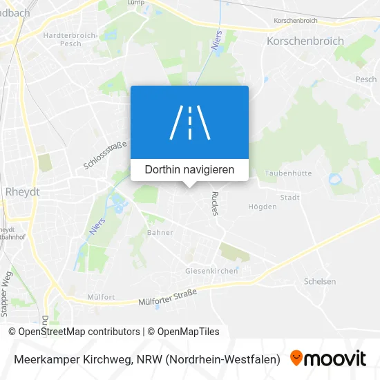 Meerkamper Kirchweg Karte