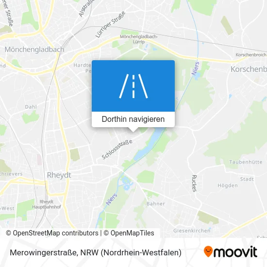 Merowingerstraße Karte