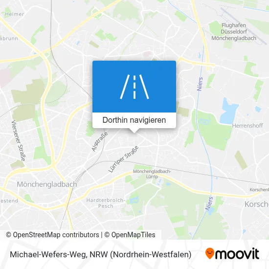 Michael-Wefers-Weg Karte